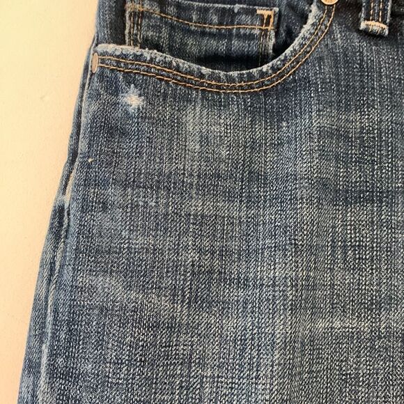 PAIGE JEANS Hollywood Hills distressed denim Inseam 30” Size 29 (8) - Picture 3 of 7